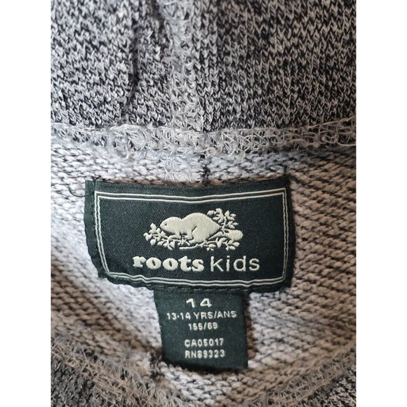 *FLAWED*Roots kids Unisex Track Pants Salt And Pepper Size 14 READ DESCRIPTION - Picture 9 of 11